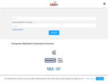 Tablet Screenshot of latpro.com